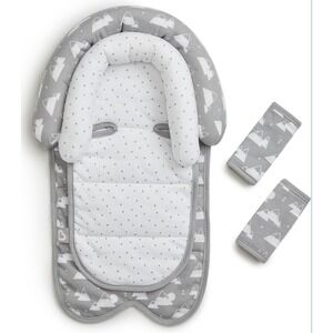 XTRAGUARD SafeFit Head Support & Strap Covers Baby (Silver-Ion Technology) NEW